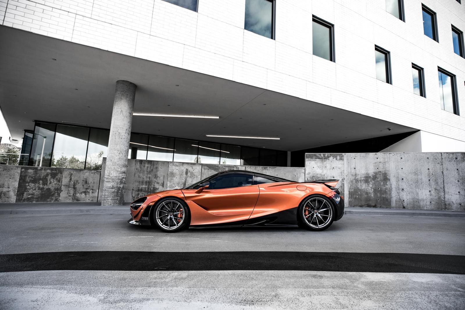 A McLaren 720S photographed in profile.